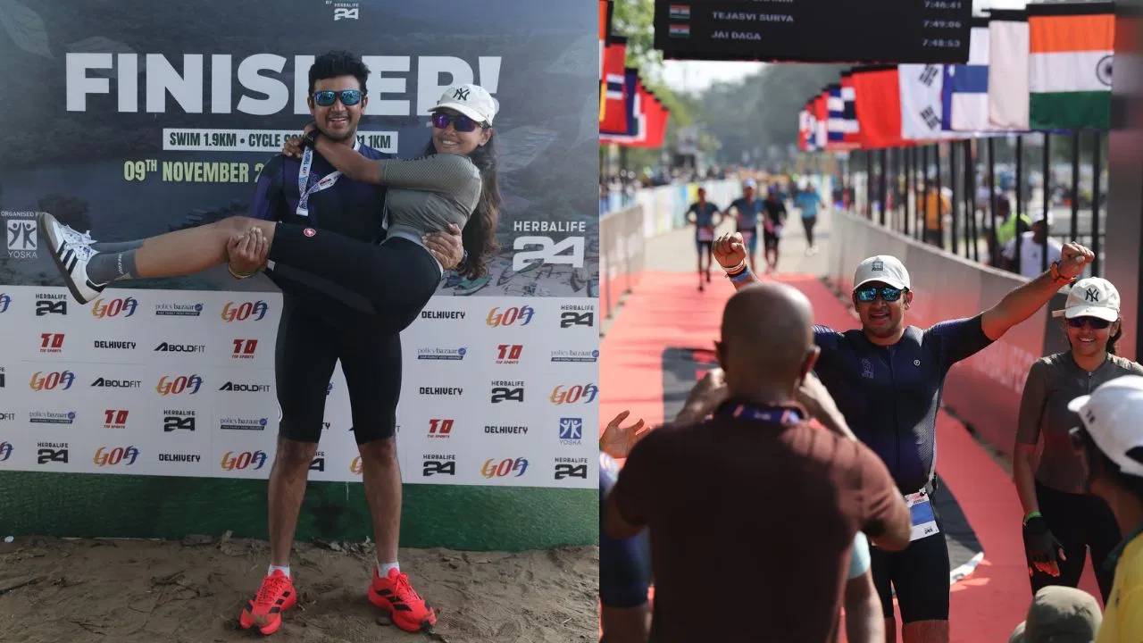 'ಐರನ್‌ ಮ್ಯಾನ್‌ʼ ತೇಜಸ್ವಿ ಸೂರ್ಯಗೆ ಪತ್ನಿ ಶಿವಶ್ರೀ ಮೆಚ್ಚುಗೆ ಪೋಸ್ಟ್