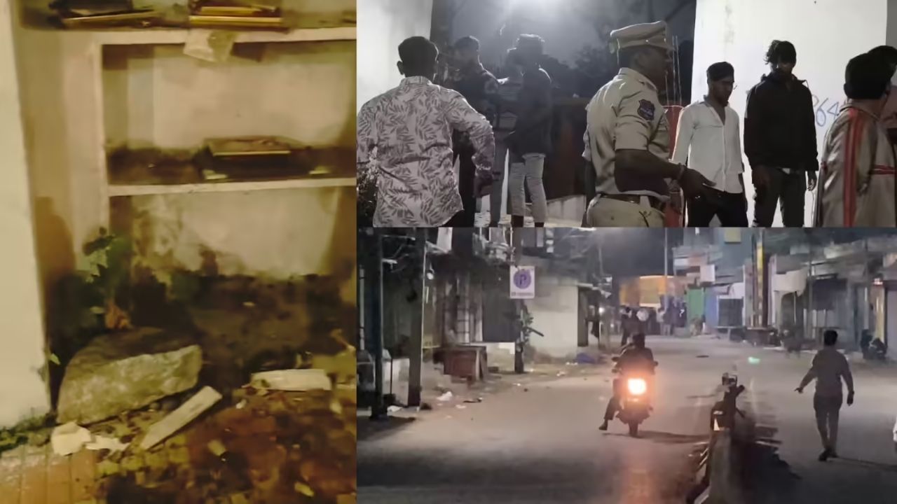 ದೇವಾಲಯ ಧ್ವಂಸದಿಂದ ಹೈದರಾಬಾದ್‌ನಲ್ಲಿ ಉದ್ವಿಗ್ನ ವಾತಾವರಣ