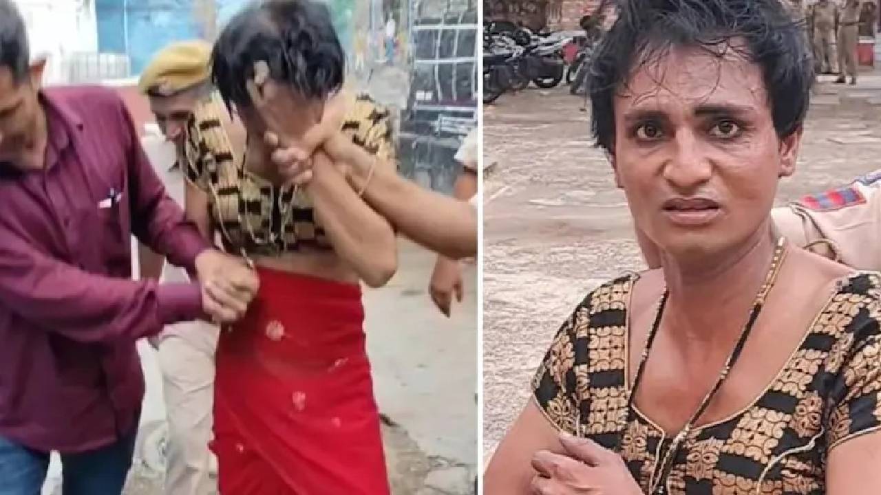 ಸೀರೆ-ಬ್ಲೌಸ್ ತೊಟ್ಟು ಪೊಲೀಸರಿಗೆ ಚಳ್ಳೆ ಹಣ್ಣು ತಿನ್ನಿಸಿದ ಕಳ್ಳ!