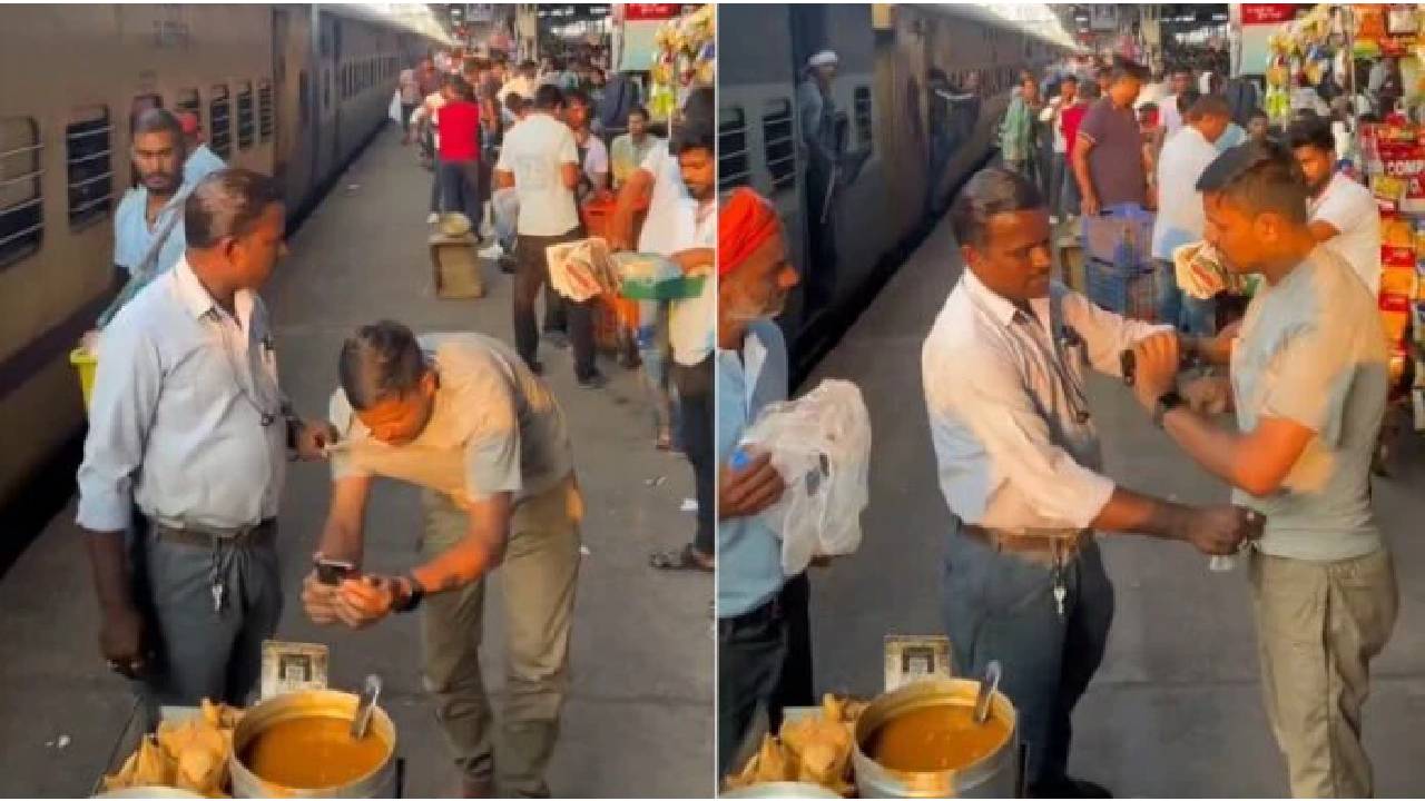 ಸಮೋಸದ ವಿಚಾರಕ್ಕೆ ರೈಲ್ವೇ ಸ್ಟೇಷನ್ನಲ್ಲಿ ರಣರಂಗ!