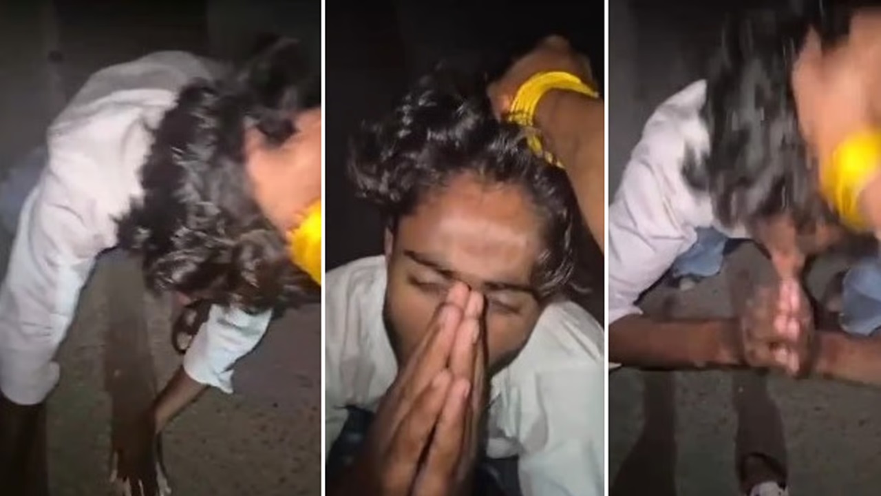 ಕೈಕಾಲು ಕಟ್ಟಿ ಮುಖಾಮೂತಿ ನೋಡ್ದೇ ಚಚ್ಚಿದ್ರು! ವಿಡಿಯೊ ನೋಡಿ